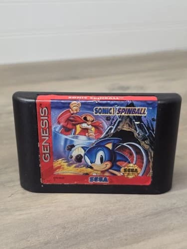 SEGA Genesis Sonic Spinball - Cartridge Only - Tested