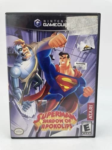 Superman Shadow of Apokolips (Nintendo GameCube, 2003) Complete CIB