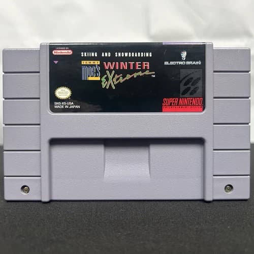 Tommy Moe's Winter Extreme: Skiing & Snowboarding - SNES Cart Only Works/Tested