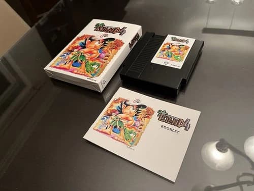 NES Nintendo Adventure Island IV 4 Cib Complete In Box Limited Rare Wg Black