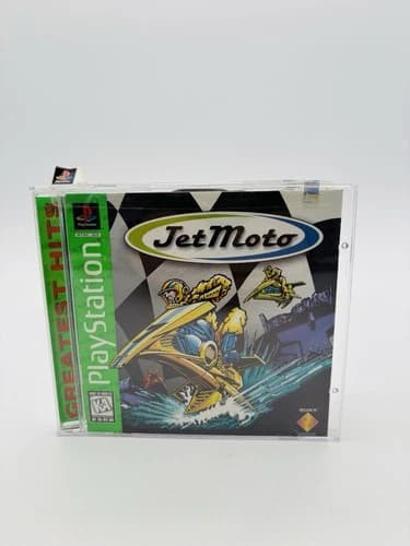 Jet Moto (Sony PlayStation 1, 1997) PS1 Greatest Hits - Complete, Tested Works