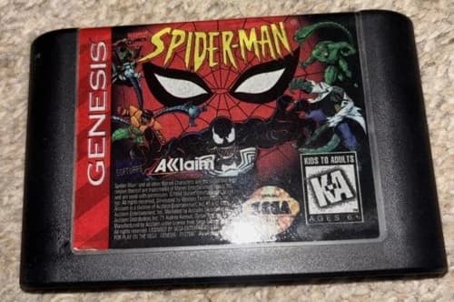 Spider-Man the Animated Series (Sega Genesis, 1994) *TESTED* Game Only
