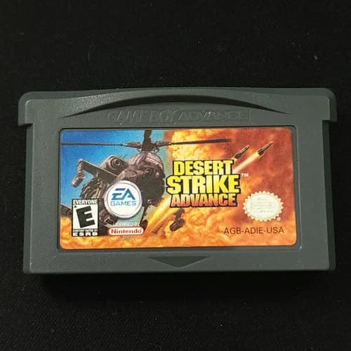 Desert Strike Advance GBA Game Boy Advance Authentic Tested
