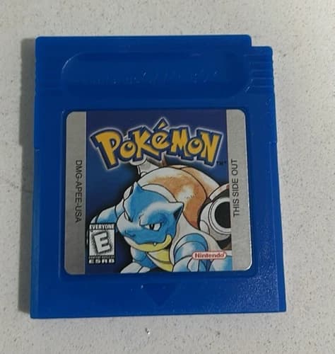 Pokémon Blue Version - Nintendo Game Boy NTSC-U/C E Everyone Pokemon Series