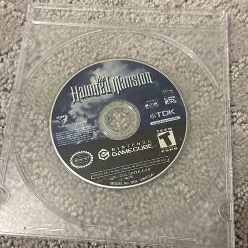 Disney's The Haunted Mansion (Nintendo GameCube, 2003) Disc Only Tested Works