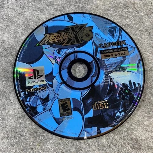 Mega Man X5 (Sony PlayStation, 2001) PS1 Disc Only Tested Free Shipping