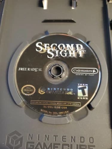 Nintendo GameCube Disc Only Tested Second Sight
