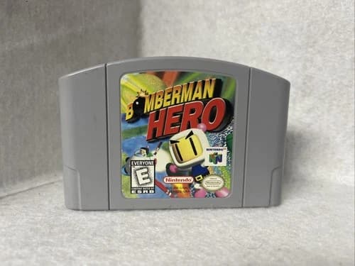 Authentic Bomberman Hero N64 *Tested & Working*