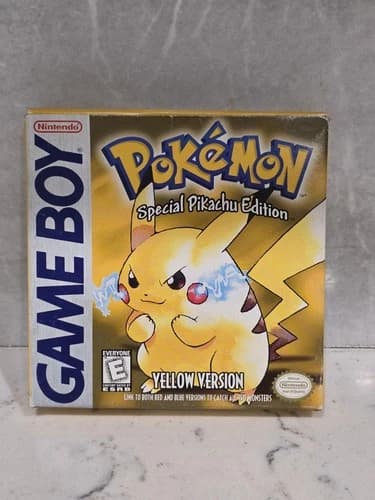Nintendo Game Boy Pokémon Yellow Version Special Pikachu Edition CIB w/ Manual