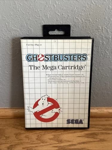 Sega Master System Ghostbusters The Mega Cartridge 1987 Tested