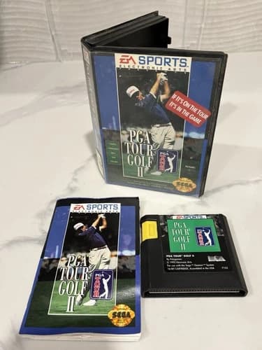 PGA Tour Golf II 2 (Sega Genesis, 1992) CIB Tested