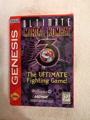 Ultimate Mortal Kombat 3 - Sega Genesis - 1996 AKKLAIM CIB