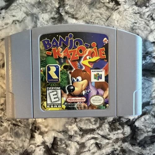 Banjo-Kazooie (Nintendo 64, N64 1998) Authentic, Tested & Working
