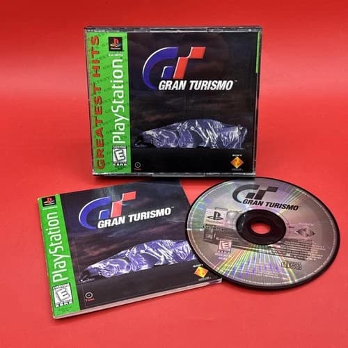 Gran Turismo (Sony PlayStation PS1) Complete CIB w/Manual/Tested/Free Shipping.
