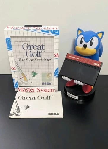 Sega Master System GREAT GOLF Retrogame CIB