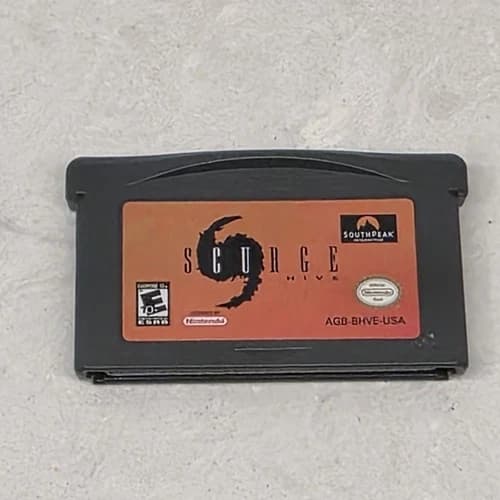 Scurge: Hive (Nintendo Game Boy Advance, 2006) GBA Authentic Cartridge Scourge