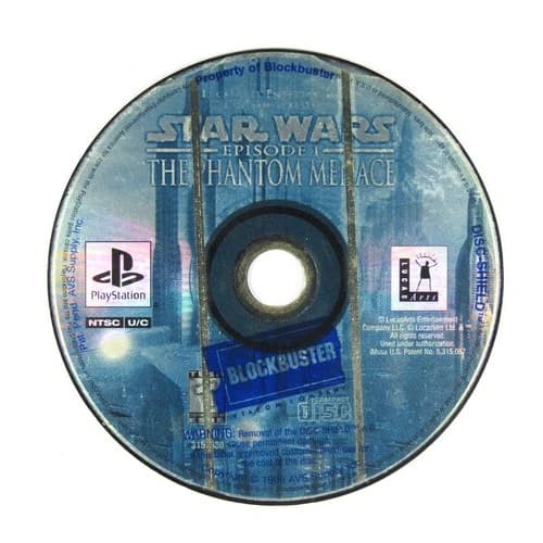Star Wars Episode 1 The Phantom Menace Playstation Authentic Tested Disc Only