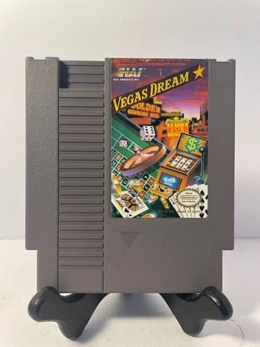 Vegas Dream (Nintendo NES) Authentic Cleaned Tested Working