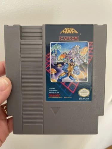 Mega Man 1 Capcom NES (Nintendo Entertainment System) cartridge- TESTED WORKING