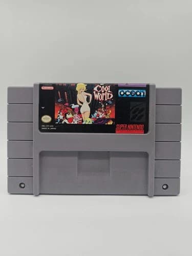 Cool World SNES Super Nintendo Game 1992 Cart Only