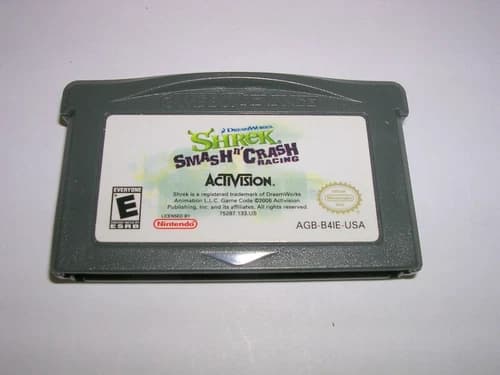 Shrek Smash and Crash Racing (Nintendo Game Boy Advance GBA) Original Game