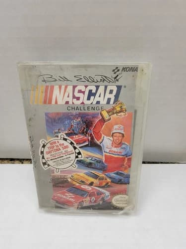 NES Bill Elliott's Nascar Challenge Nintendo Good Cond!