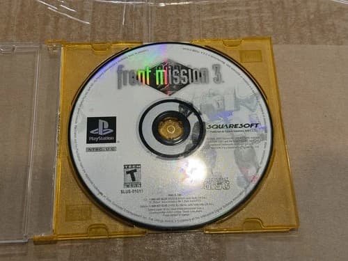 Front Mission 3 (Sony PlayStation 1, 2000) - Disc Only - Tested Works