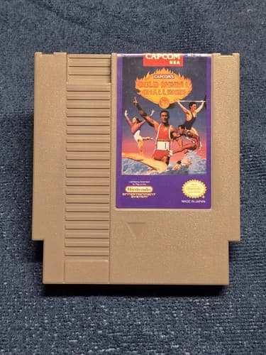 NES GOLD MEDAL CHALLENGE '92 Nintendo Entertainment System CARTRIDGE - CAPCOM