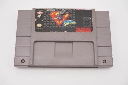 Nintendo SNS-006 The Death And Return Of Superman For SNES Authentic And Tested