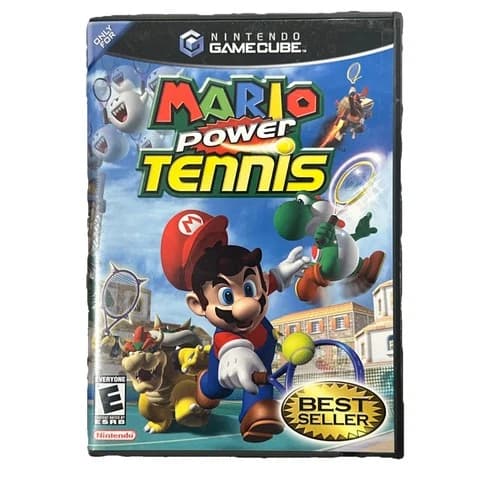 Mario Power Tennis (Nintendo GameCube, 2004) Complete In Box CIB
