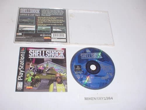 SHELLSHOCK game complete in case w/ manual - Sony Playstation 1
