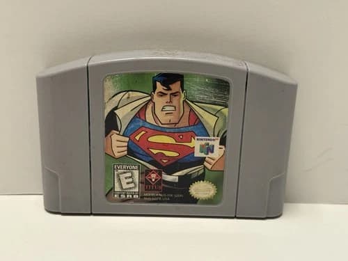 Superman 64 Nintendo 64 N64, 1999 Authentic Cartridge Only Tested Works
