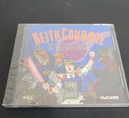 Keith Courage in Alpha Zones (TurboGrafx-16, 1989) Seeled NEW