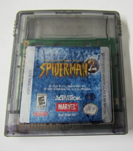 Spider-Man 2: The Sinister Six (Nintendo Game Boy Color) Tested and Working