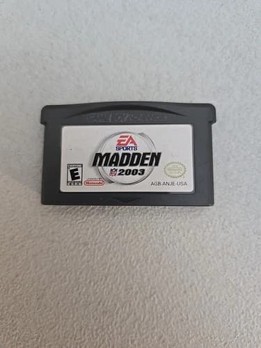 MADDEN NFL 2003 - NINTENDO GAME BOY ADVANCE SP GBA Authentic