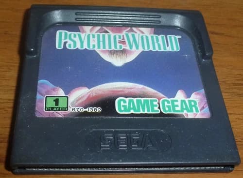 * Psychic World (Sega Game Gear GG) Cartridge Only