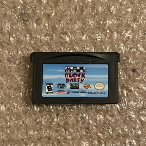 Cartoon Network Block Party Nintendo Gameboy Advance GBA Authentic FAST SHIPPING