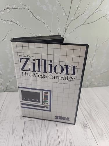 Sega Master System Zillion The Mega Cartridge Complete