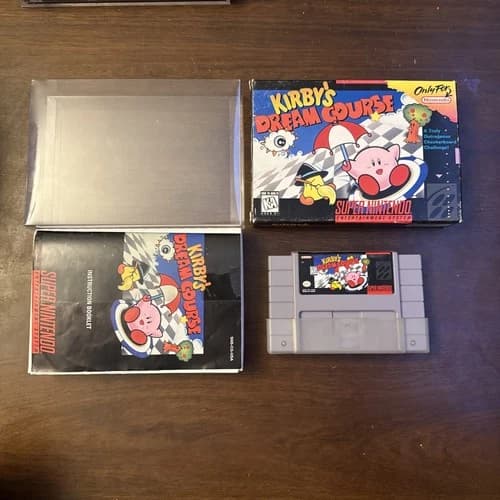 Kirby's Dream Course (Super Nintendo SNES) Complete - Tested - Authentic