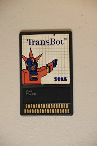 TransBot Sega Master System 1986 Game Cartridge Only Tested Working