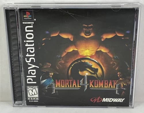 Mortal Kombat 4 PS1 Sony PlayStation 1, 1998 Complete
