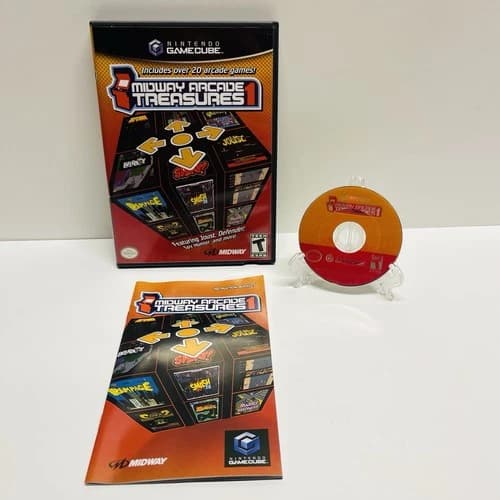 Midway Arcade Treasures 1 Nintendo GameCube CIB Complete W/ Manual TESTED!