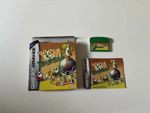 Yoshi Topsy Turvy Nintendo Game Boy Advance GBA Complete CIB