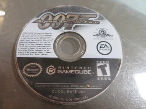James Bond: 007 Agent Under Fire (Nintendo GameCube, 2002) *DISC ONLY*