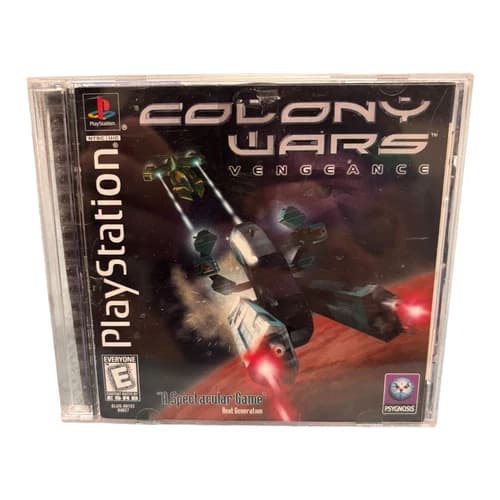 Colony Wars Vengeance Sony PlayStation 1, 1997 PS1 CIB Complete Tested