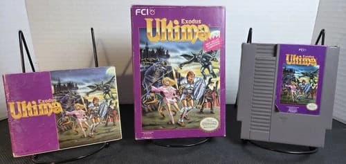 Ultima Exodus (Nintendo NES) w/Manual, Box