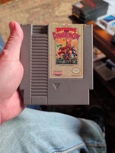Defenders of Dynatron City Nintendo NES Cartridge Cleaned Tested Authentic