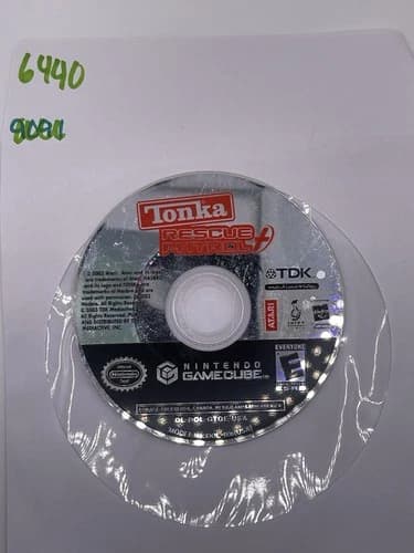 Tonka Rescue Patrol (GameCube, 2003) Disc Only - No Tracking 6440