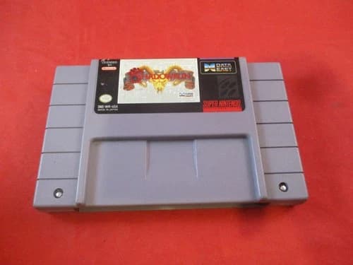 Shadowrun (Super Nintendo SNES) game WORKS! *doesn't save* #C