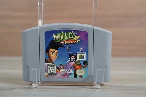 Milo's Astro Lanes For Nintendo 64 N64 Tested Authentic